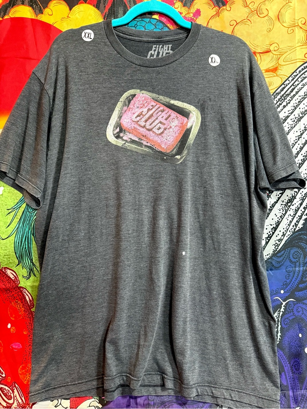 Fight Club Chuck Palahniuk Bar of Soap Graphic T-Shirt Size XXL